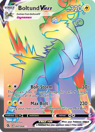 Boltund VMAX (Secret) (267)/264 Secret Rare Holofoil