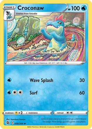 Croconaw (56)/264 Uncommon Reverse Holofoil