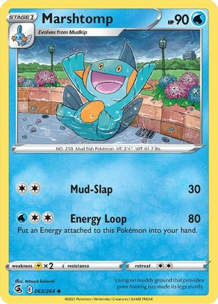 Marshtomp (63)/264 Uncommon Reverse Holofoil