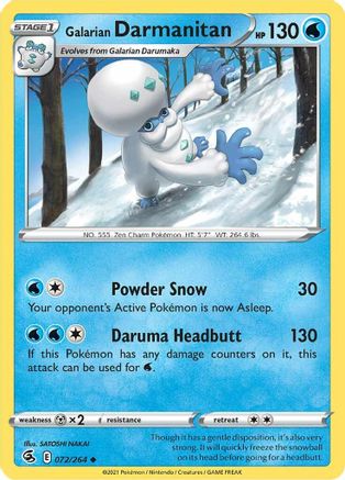 Galarian Darmanitan (72)/264 Uncommon