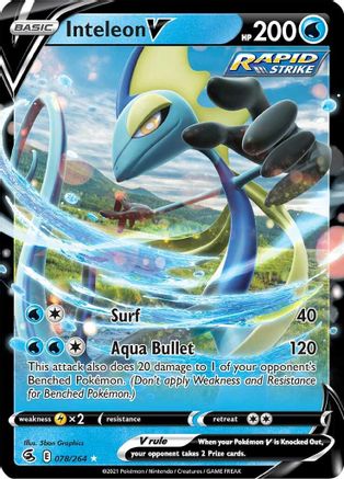 Inteleon V (78)/264 Ultra Rare Holofoil