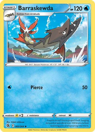 Barraskewda (83)/264 Uncommon Reverse Holofoil