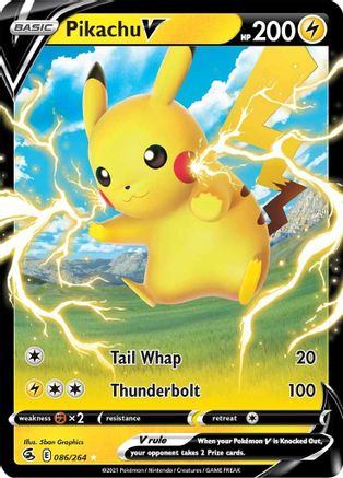 Pikachu V (86)/264 Ultra Rare Holofoil