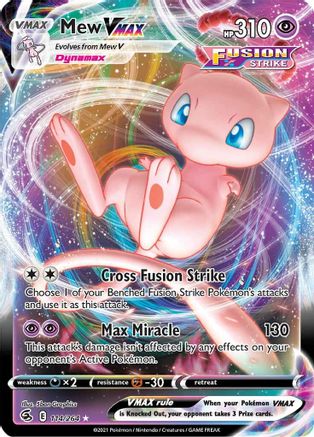 Mew VMAX (114)/264 Ultra Rare Holofoil