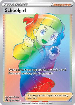 Schoolgirl (Secret) (277)/264 Secret Rare Holofoil