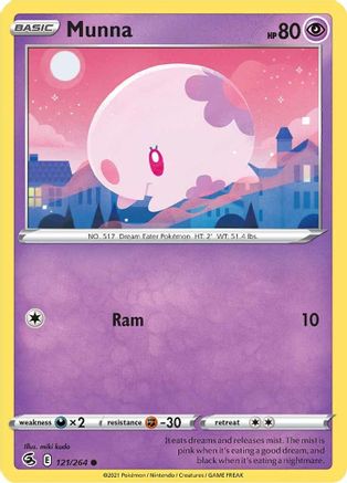 Munna (121)/264 Common Reverse Holofoil