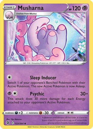 Musharna (122)/264 Uncommon Reverse Holofoil