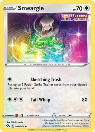 Smeargle (209)/264 Common Reverse Holofoil