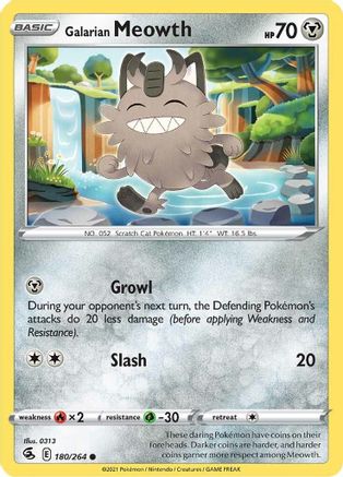 Galarian Meowth (180)/264 Common