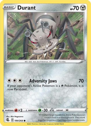 Durant (184)/264 Common Reverse Holofoil