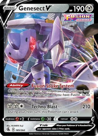 Genesect V (185)/264 Ultra Rare Holofoil