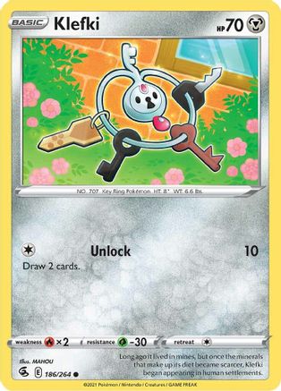 Klefki (186)/264 Common Reverse Holofoil