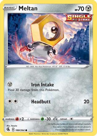 Meltan (188)/264 Common Reverse Holofoil