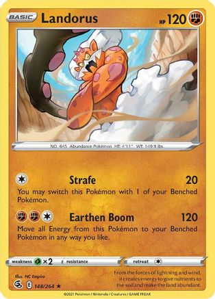 Landorus (148)/264 Holo Rare Reverse Holofoil