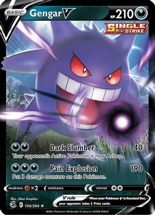 Gengar V (156)/264 Ultra Rare Holofoil