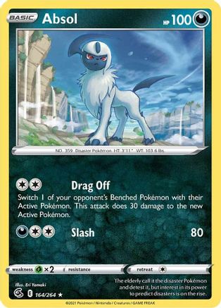 Absol (164)/264 Rare Reverse Holofoil