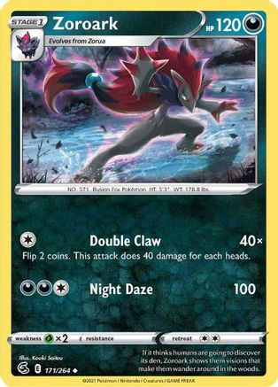 Zoroark (171)/264 Uncommon Reverse Holofoil