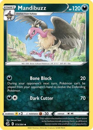 Mandibuzz (173)/264 Uncommon Reverse Holofoil
