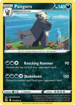 Pangoro (174)/264 Uncommon Reverse Holofoil