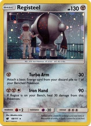 Registeel - 68/111 (Cosmos Holo) (68) Promo