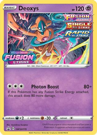 Deoxys - SWSH170 (Prerelease) (SWSH170)/307 Promo Holofoil