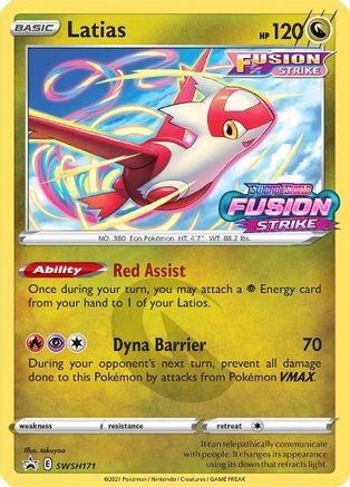 Latias - SWSH171 (Prerelease) (SWSH171)/307 Promo Holofoil