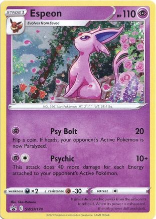 Espeon - SWSH174 (SWSH174)/307 Promo Holofoil