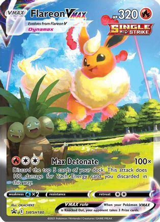 Flareon VMAX - SWSH180 (SWSH180)/307 Promo Holofoil