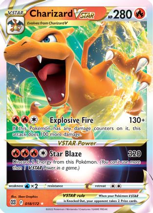 Charizard VSTAR (18)/172 Ultra Rare Holofoil