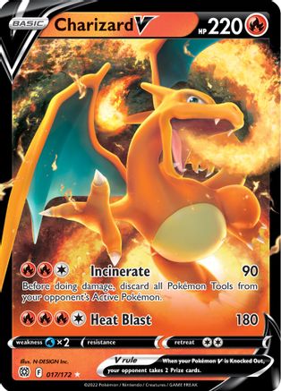Charizard V (17)/172 Ultra Rare Holofoil