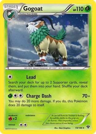Gogoat - 19/146 (Cosmos Holo) (19) Promo Holofoil