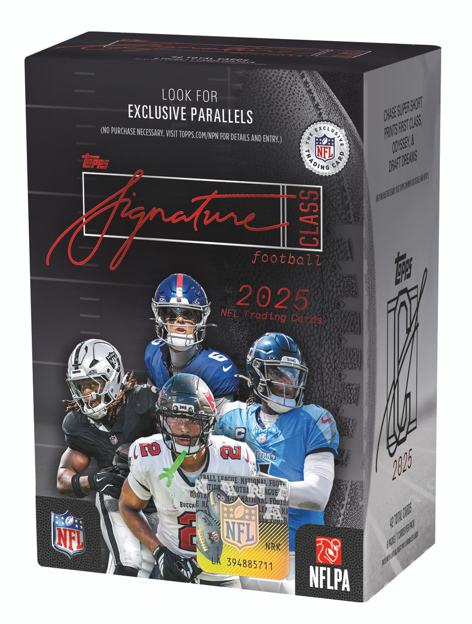 2025 Topps Signature Class Football Value Box Limit 2