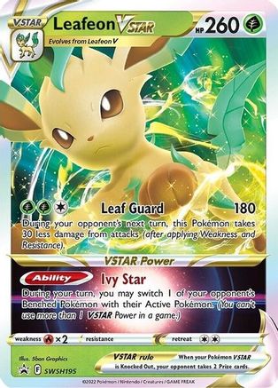 Leafeon VSTAR - SWSH195 (SWSH195)/307 Promo Holofoil