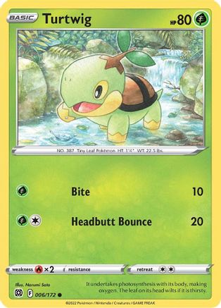 Turtwig (6)/172 Common Reverse Holofoil