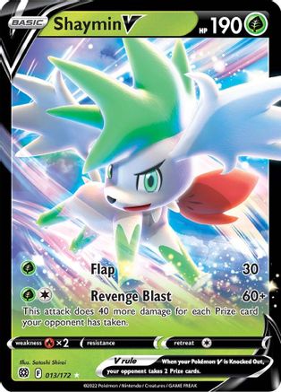 Shaymin V (13)/172 Ultra Rare Holofoil