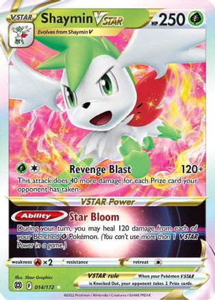 Shaymin VSTAR (14)/172 Ultra Rare Holofoil