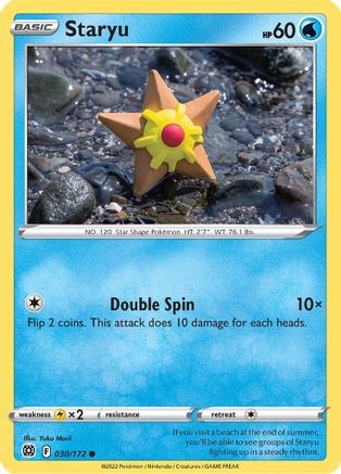 Staryu (30)/172 Common Reverse Holofoil