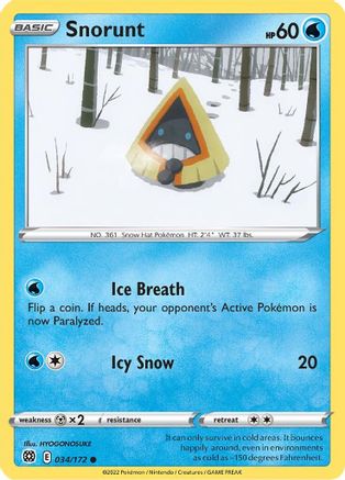 Snorunt (34)/172 Common