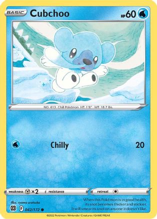 Cubchoo (42)/172 Common Reverse Holofoil