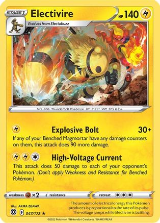 Electivire (47)/172 Rare