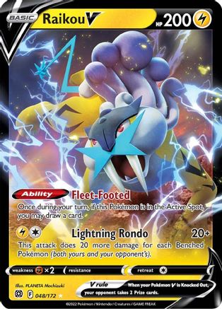 Raikou V (48)/172 Ultra Rare Holofoil