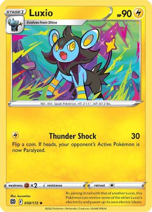 Luxio (50)/172 Uncommon Reverse Holofoil