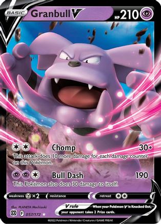 Granbull V (57)/172 Ultra Rare Holofoil