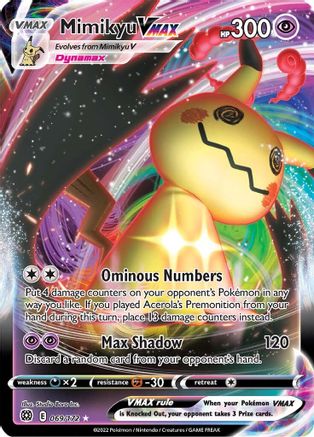 Mimikyu VMAX (69)/172 Ultra Rare Holofoil