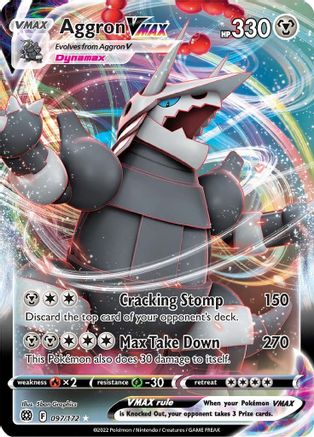 Aggron VMAX (97)/172 Ultra Rare Holofoil