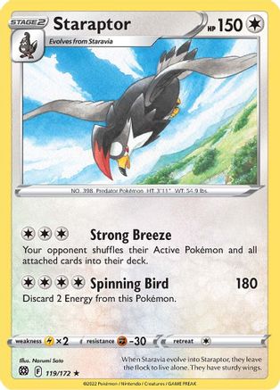 Staraptor (119)/172 Rare