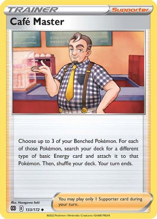 Cafe Master (133)/172 Uncommon Reverse Holofoil