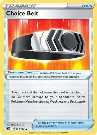 Choice Belt (135)/172 Uncommon Reverse Holofoil