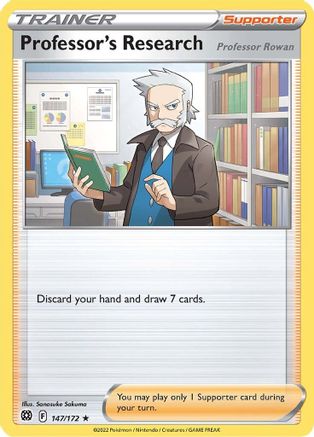 Professor's Research (147)/172 Holo Rare Holofoil