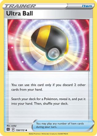 Ultra Ball (150)/172 Uncommon Reverse Holofoil